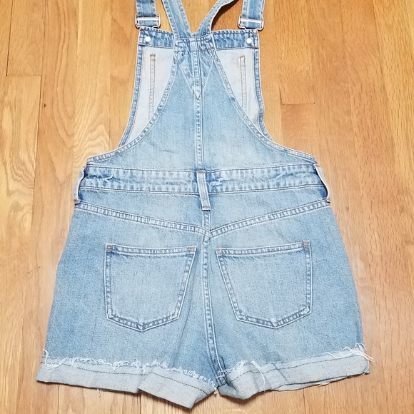 Madewell Adirondack Short Overalls Shortalls XS - Picture 3 of 5